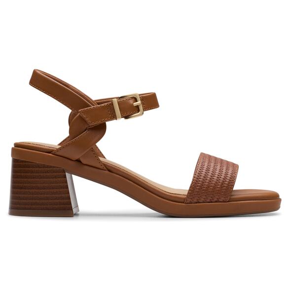 NWT  Clarks Women Jaylan Ray Tan Leather 7.5 Medium - Picture 4 of 7